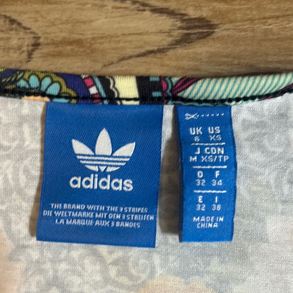 Adidas Black and Blue Bodycon Midi Dress - Picture 3 of 3